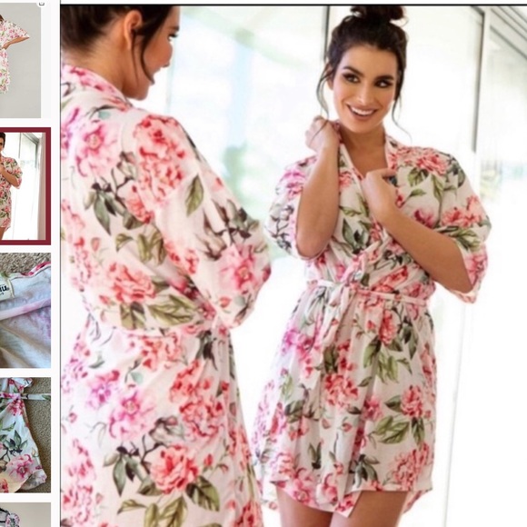 🌹Show Me Your MuMu🌹Brie Robe ‘Garden of Blooms’ - Picture 3 of 13